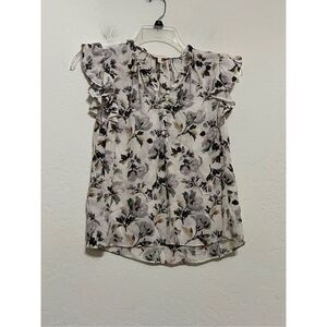 Rebecca Taylor silk floral cottagecore shirt 2